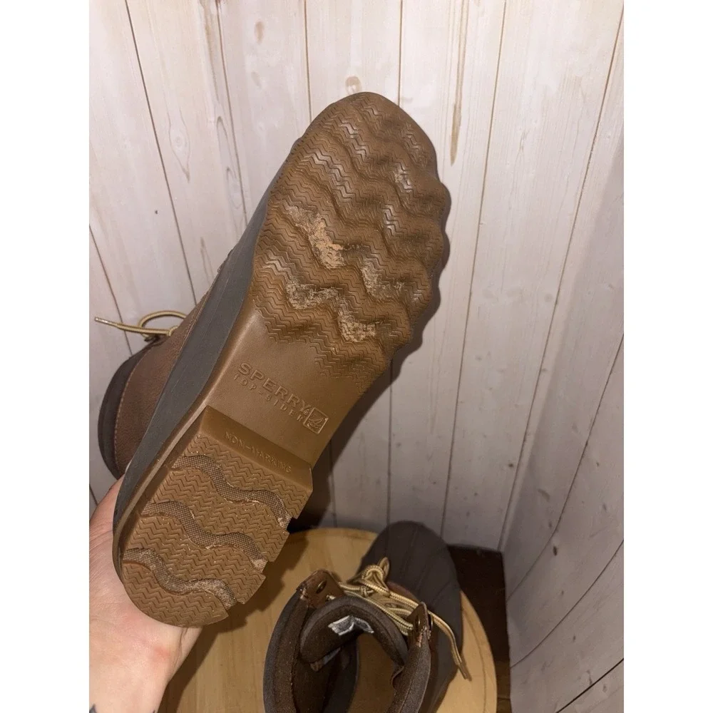 Sperry‎ Top Sider Shoes Avenue Duck Boots Tan Men 9 M Waterproof